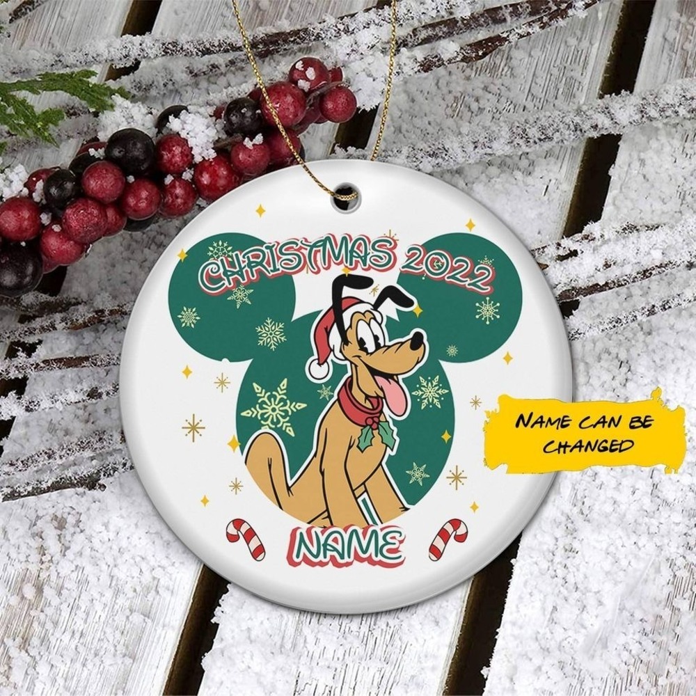 Christmas Ornament Disney Ornament Pluto Ornament Pluto Disney Christmas